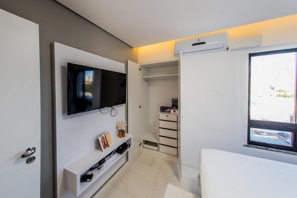 507 Lindo Flat Mobiliado Na Praia De Iracema フォルタレザ エクステリア 写真